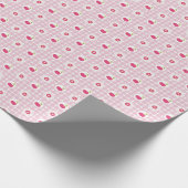 Cherry Picnic Wrapping Paper Cadeaupapier (Hoek)