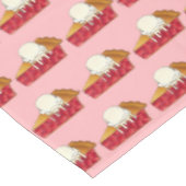 Cherry Pie a la Mode Ice Cream Slice Dessert Food Tafelkleed (Gekanteld)