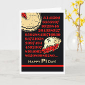 Cherry Pie Ala Mode for Pi Day Kaart (Gele Bloem)