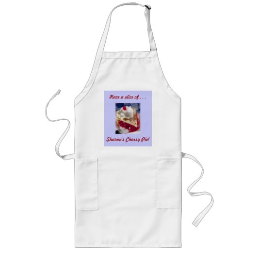 Cherry Pie Apron Lang Schort (Voorkant)