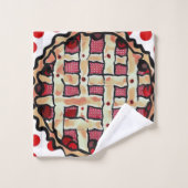 Cherry Pie Bad Handdoek (Wasdoekje)
