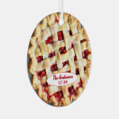 Cherry Pie Baker gepersonaliseerd Metalen Ornament (Voorkant Rechts)