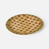 Cherry Pie Bakkerij Picknick Party Papieren Bordje (Gekanteld)