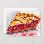 Cherry Pie Briefkaart (Voorkant / Achterkant)