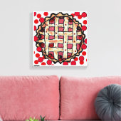 Cherry Pie Canvas Afdruk (Insitu (Woonkamer))