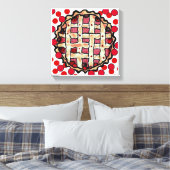 Cherry Pie Canvas Afdruk (Insitu (Slaapkamer))