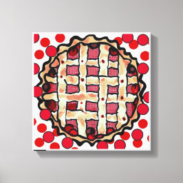 Cherry Pie Canvas Afdruk
