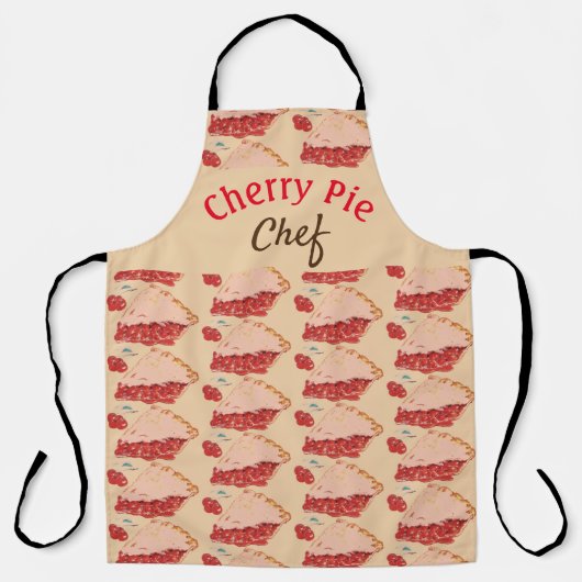 Cherry Pie Chef Schort (Voorkant)