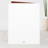 Cherry Pie Dessert Party Kaart (Achterkant)