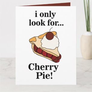 Cherry Pie Dessert Party Kaart