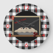 Cherry Pie Diner Wall klok (Voorkant)