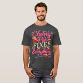 Cherry Pie Fixes Alles Pastry Chef Baker T-shirt (Voorkant volledig)