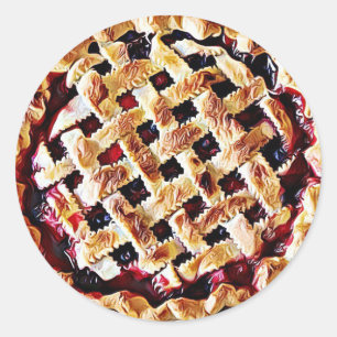Cherry Pie Food Dessert Stickers