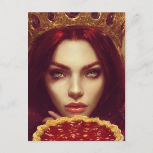 Cherry Pie Goddess Briefkaart (Voorkant)