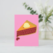 Cherry Pie Heart Briefkaart (Staand voorkant)