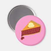 Cherry Pie Heart Magneet (Voorkant / Achterkant)