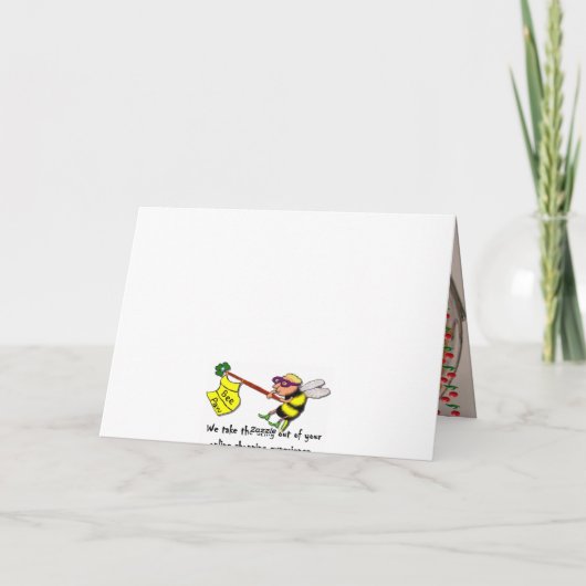 Cherry Pie Kaart (Achterkant)