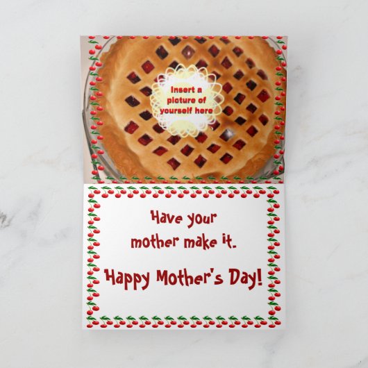 Cherry Pie Kaart (Binnen)