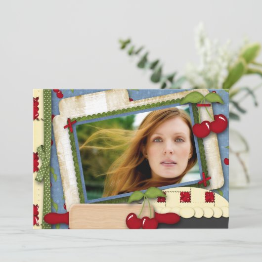 Cherry Pie Kaart (Staand voorkant)