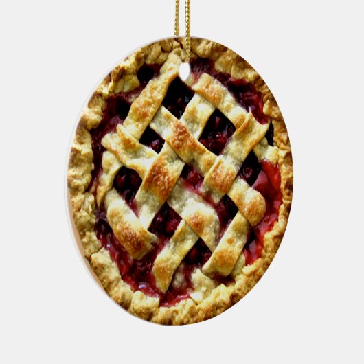 Cherry Pie Keramisch Ornament (Rechts)
