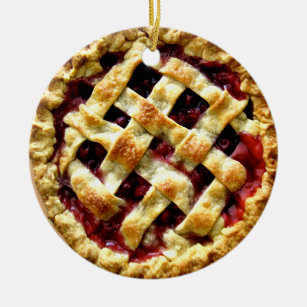 Cherry Pie Keramisch Ornament