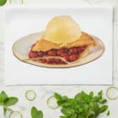 Cherry Pie keukenhanddoek (Gevouwen)