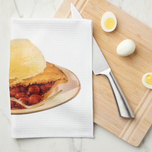 Cherry Pie keukenhanddoek (Quarter Fold)