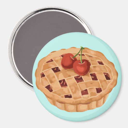 Cherry Pie Magneet (Voorkant / Achterkant)