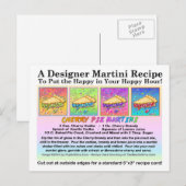 Cherry Pie Martini Recipe Kaart Briefkaart (Voorkant / Achterkant)