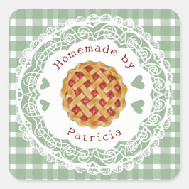 Cherry Pie Master baker  Vierkante Sticker