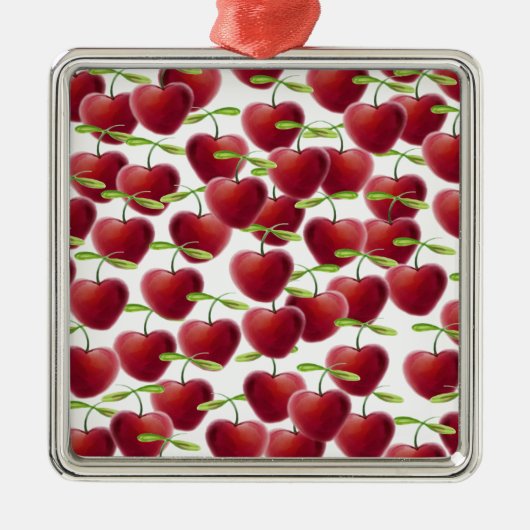 Cherry Pie Metalen Ornament (Voorkant)
