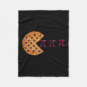 Cherry Pie Pi Dag 3.14 Symbool Wiskunde Geek Teach Fleece Deken