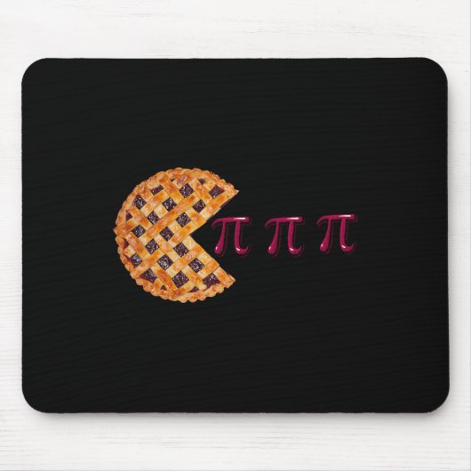 Cherry Pie Pi Dag 3.14 Symbool Wiskunde Geek Teach Muismat (Voorkant)
