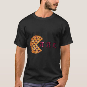 Cherry Pie Pi Dag 3.14 Symbool Wiskunde Geek Teach T-shirt