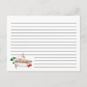 Cherry Pie Recipe Card Briefkaart (Voorkant)