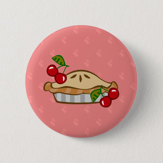Cherry Pie Ronde Button 5,7 Cm (Voorkant)