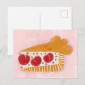 Cherry Pie Slice Briefkaart (Voorkant / Achterkant)