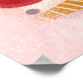 Cherry Pie Slice Poster kunst aan de muur (Hoek)