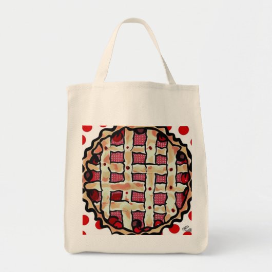 Cherry Pie Tote Bag (Voorkant)