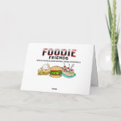 Cherry Pie, Vanilla Ice Cream & Koffie Verjaardag Kaart (Achterkant)