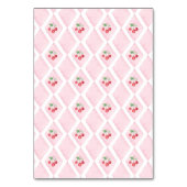 Cherry Pink Bow Baby shower Kaart (Achterkant)