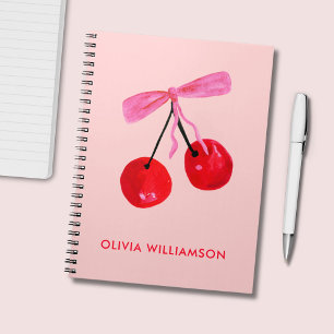 Cherry & Pink Bow Notitieboek