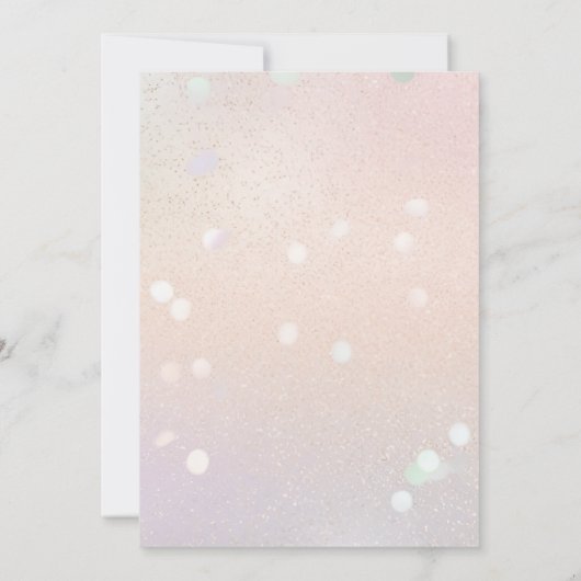 Cherry Pink Cake verjaardagsfeestje Kaart (Achterkant)