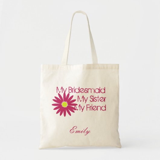 Cherry Pink Daisy /  Tote Bag (Voorkant)
