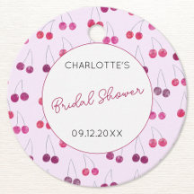 Cherry Pink Waterverf Vrijgezellenfeest gepersonal