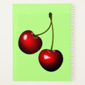 Cherry Planner met aangepaste kleuren of tekst (Achterkant)