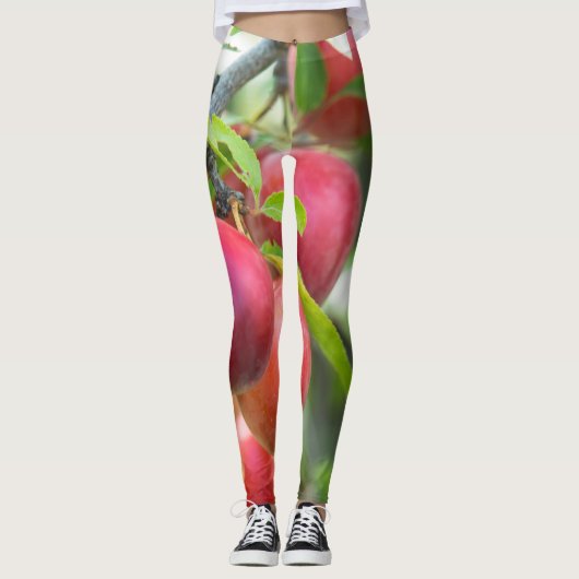 Cherry plum on tak leggings (Voorkant)