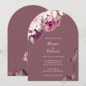 Cherry Plum-Roos Kaart (Voorkant / Achterkant)