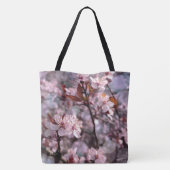 Cherry Plum Tree Roze Tote Bag (Achterkant)