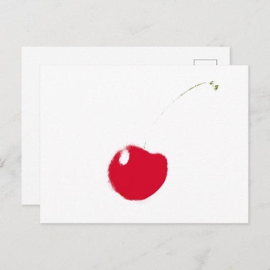 Cherry Pop Briefkaart (Voorkant / Achterkant)